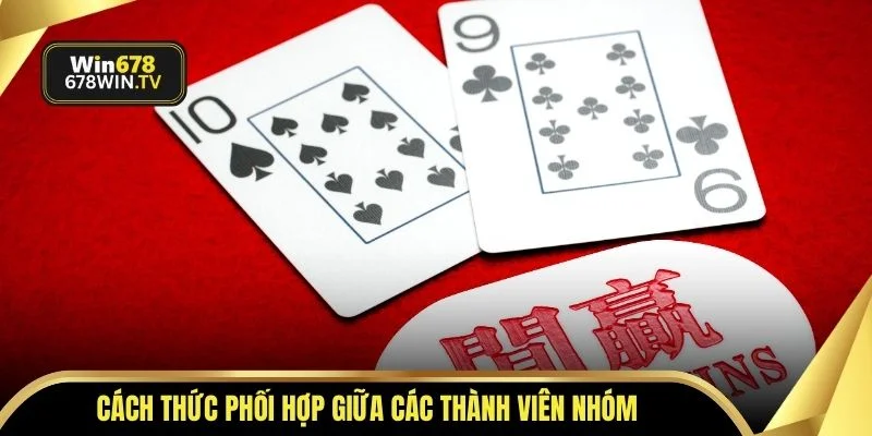 Cách thức phối hợp giữa các thành viên nhóm